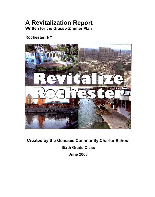 6th grade Rochester position paper waterway project canal